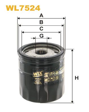 WIX FILTERS Масляный фильтр WL7524